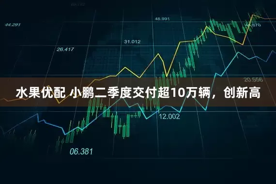 水果优配 小鹏二季度交付超10万辆，创新高