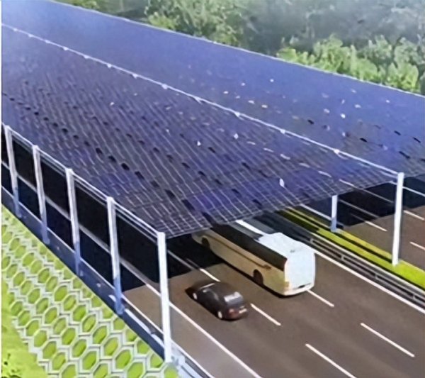 盈利网 中国光伏人出奇招, 公路顶搭建光伏, 效果或将颠覆以往
